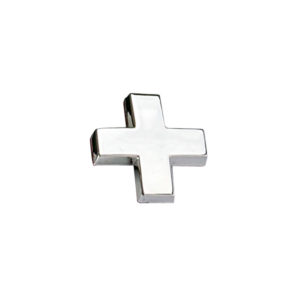 Αυτοκόλλητο Γράμμα Χρωμίου 3D “+” 2.7×2.5cm 1 Τεμάχιο