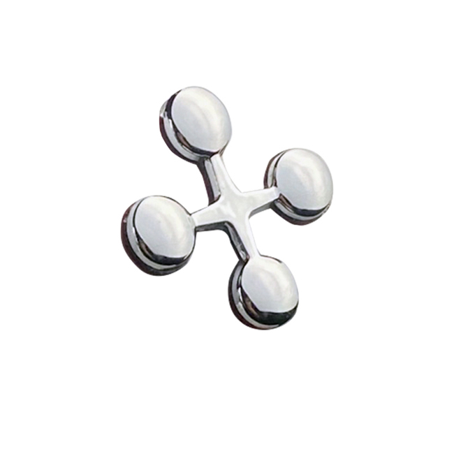 Αυτοκόλλητο Γράμμα Χρωμίου 3D “x” 2.7×2.5cm 1 Τεμάχιο