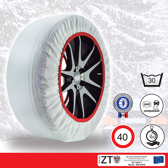 Αντιολισθητικό Πανί - Χιονοκουβέρτα Ελαστικών Husky "L" 2 Τεμάχια - Image 5