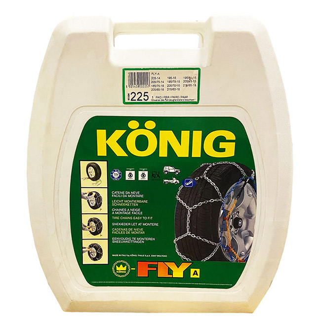 Αλυσίδες Χιονιού Konig Fly Jeep No 225 2 Τεμάχια - Image 4