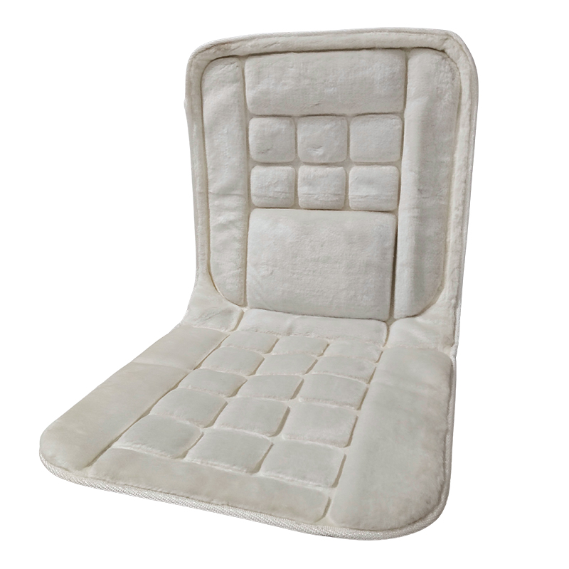 Πλατοκάθισμα αυτοκινήτου γουνάκι 1τμχ μπροστινό λευκό - Image 2