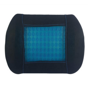 Ανατομικό-Ορθοπεδικό Μαξιλαράκι Μέσης Gel 38x35x10cm Μαύρο-Μπλε 1 Τμχ