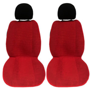 Πλατοκαθίσματα Αυτοκινήτου Πετσετέ Super Fresh Κόκκινα 2 Τεμάχια