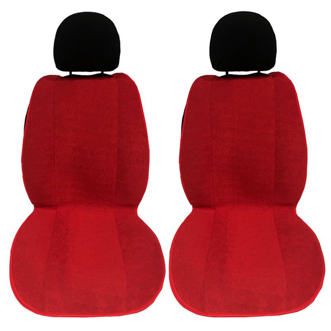 Πλατοκαθίσματα Αυτοκινήτου Πετσετέ Super Fresh Κόκκινα 2 Τεμάχια