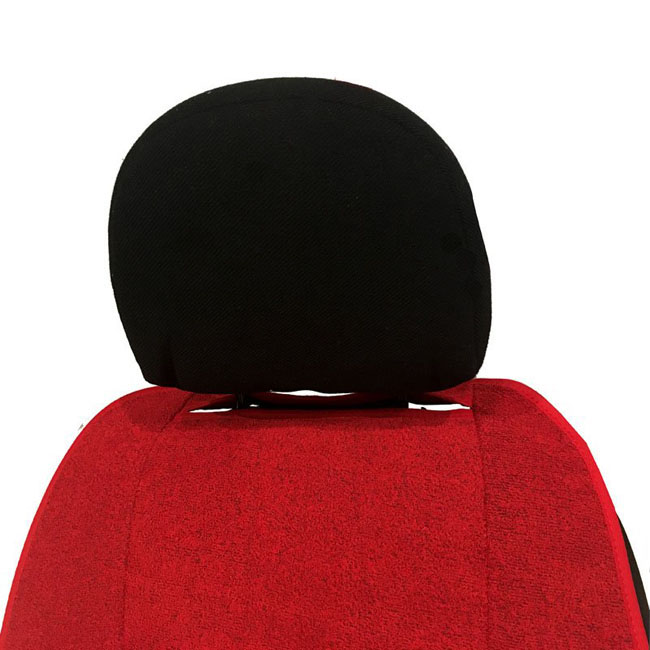 Πλατοκαθίσματα Αυτοκινήτου Πετσετέ Super Fresh Κόκκινα 2 Τεμάχια - Image 5