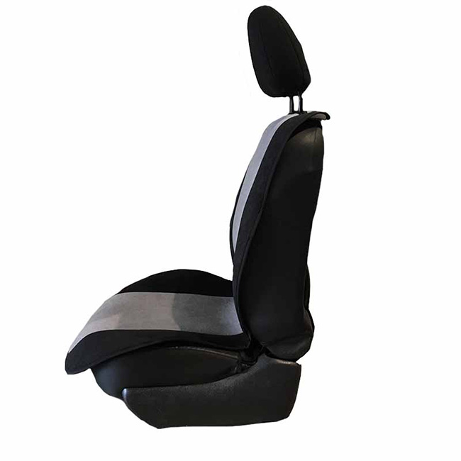 Πλατοκαθίσματα Αυτοκινήτου Alcadara Μαύρο-Γκρι 2 Τεμάχια - Image 4