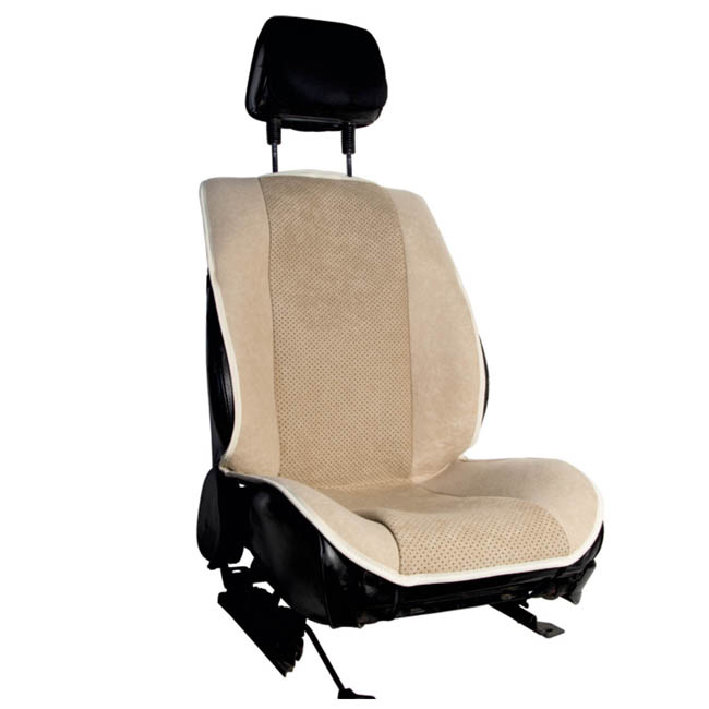 Πλατοκαθίσματα Αυτοκινήτου Alcadara Μπεζ 2 Τεμάχια - Image 2