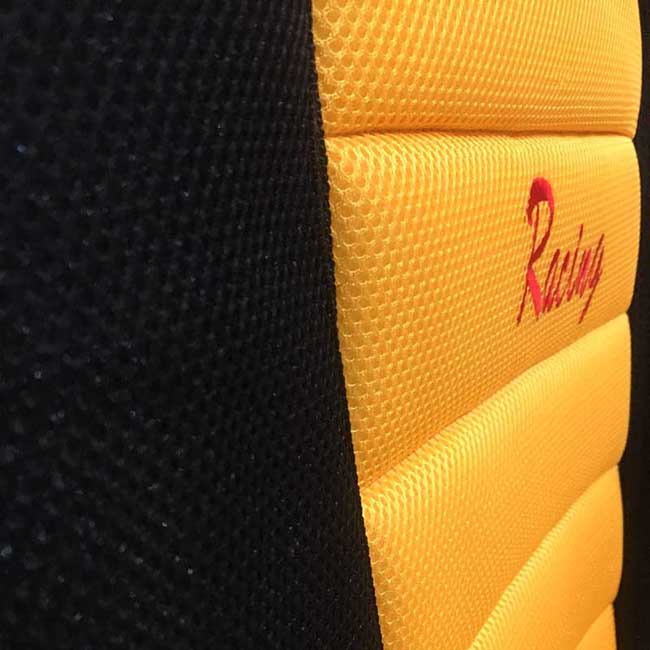 Πλατοκαθίσματα Αυτοκινήτου Racing Κίτρινα 5 Τεμάχια - Image 9