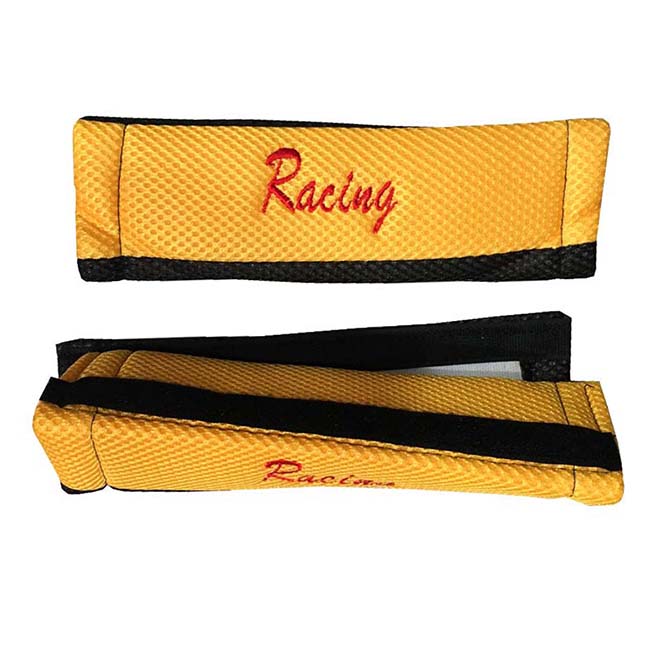Πλατοκαθίσματα Αυτοκινήτου Racing Κίτρινα 5 Τεμάχια - Image 5