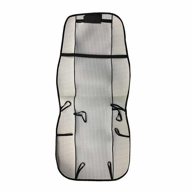 Πλατοκαθίσματα Αυτοκινήτου Alcadara Μαύρο-Μπεζ 2 Τεμάχια - Image 5