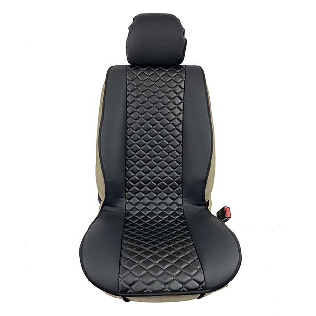 Πλατοκαθίσματα Aυτοκινήτου Δερματίνη Royal Μαύρα 2 Τεμάχια - Image 5