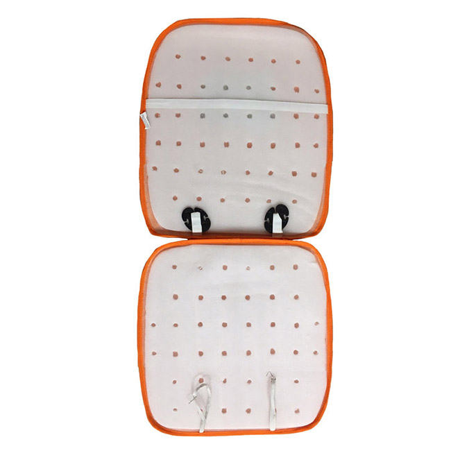 Πλατοκάθισμα Αυτοκινήτου Ψάθα Μπομπ Σφουγγαράκης Tετραγωνοπαντελονής Πορτοκαλί 1 Τεμάχιο - Image 8