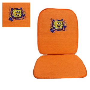 11346-2-plat-psatha-aytok-bob-sfoyg-portokali-autogs_650 Πλατοκάθισμα Αυτοκινήτου Ψάθα Μπομπ Σφουγγαράκης Χαρούμενος Πορτοκαλί 1 Τεμάχιο