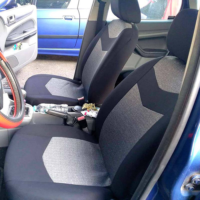 Καλύμματα Αυτοκινήτου Grand Prix All In One Μαύρο-Γκρι Ζευ 4 Τεμάχια - Image 8