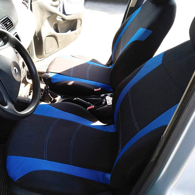 Καλύμματα Αυτοκινήτου Super Sport All In One Μαύρο-Μπλε Ζευ 4 Τεμάχια - Image 9