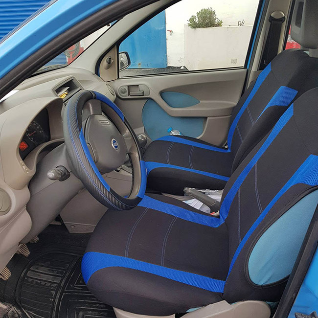 Καλύμματα Αυτοκινήτου Super Sport All In One Μαύρο-Μπλε Ζευ 4 Τεμάχια - Image 8