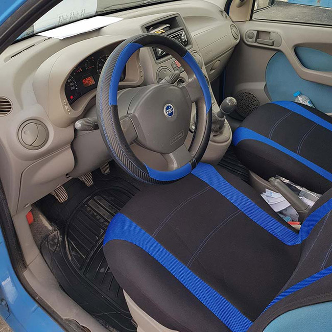 Καλύμματα Αυτοκινήτου Super Sport All In One Μαύρο-Μπλε Ζευ 4 Τεμάχια - Image 10