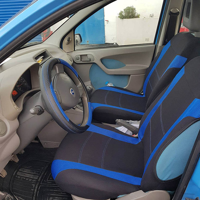 Καλύμματα Αυτοκινήτου Super Sport All In One Μαύρο-Μπλε Ζευ 4 Τεμάχια - Image 7