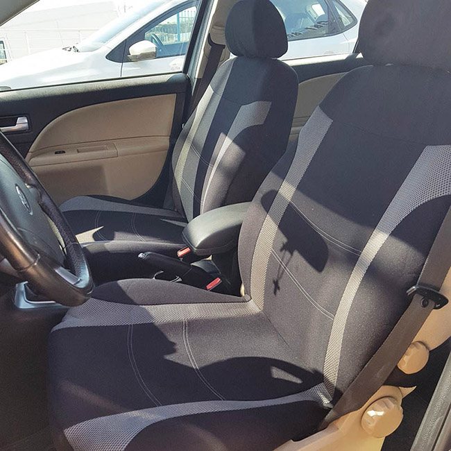 Καλύμματα Αυτοκινήτου Super Sport All In One Μαύρο-Γκρι Ζευ 4 Τεμάχια - Image 2