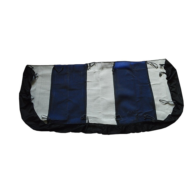 Καλύμματα Αυτοκινήτου Smart Style Μαύρο-Μπλε Σετ 8 Τεμάχια - Image 6