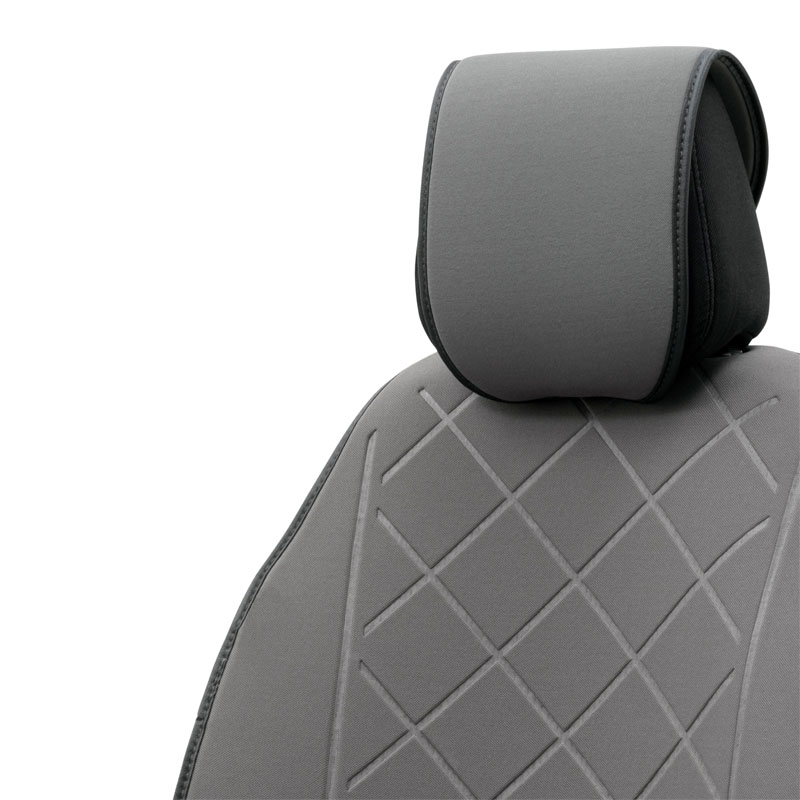 Πλατοκάθισμα Αυτοκινήτου Otom Active Pro Ύφασμα Τύπου Lacoste Ανάγλυφο Καπιτονέ Γκρι ACTP-102 1 Τεμάχιο - Image 5