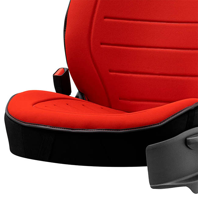 Πλατοκάθισμα Αυτοκινήτου Otom Active Line Ύφασμα Τύπου Lacoste Ανάγλυφο Κόκκινο ACTL-104 1 Τεμάχιο - Image 4