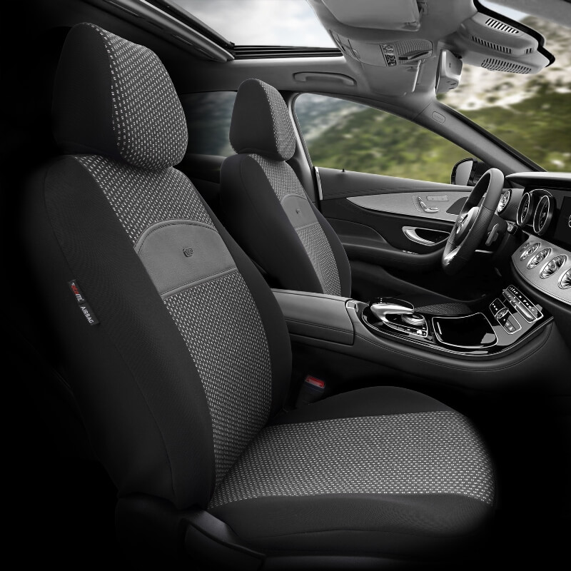 Καλύμματα Αυτοκινήτου Otom Smart Design Universal Ύφασμα / Δερματίνη Σετ Εμπρός / Πίσω Μαύρο SLΤSΜΤ101-ΝΖ 11 Τεμάχια - Image 2