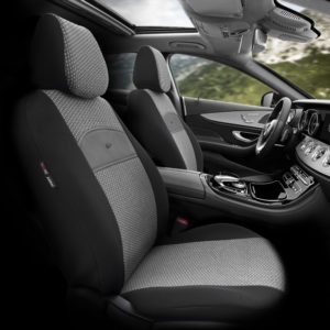 Καλύμματα Αυτοκινήτου Otom Smart Design Universal Ύφασμα / Δερματίνη Σετ Εμπρός / Πίσω Μαύρο / Γκρι SLTSMT102-NZ 11 Τεμαχίων