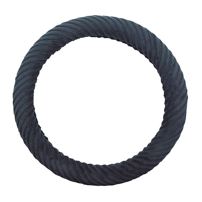 Κάλυμμα Τιμονιού Αυτοκινήτου Πετσετέ Comfort Μαύρο Medium 38cm 1 Τεμάχιο - Image 2