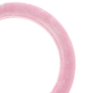 Κάλυμμα Tιμονιού Αυτοκινήτου Χνουδωτό Girly Pinky 2505059 Ροζ Medium 37-39CM 1 Τεμάχιο