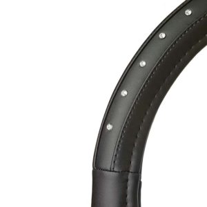 12276-2-kal-black-diamonds-mauro-strass-autogs_650 Κάλυμμα Tιμονιού Αυτοκινήτου Δερματίνη Girly Black Diamonds Μαύρο Με Στρας Medium 37-39cm 1 Τεμάχιο