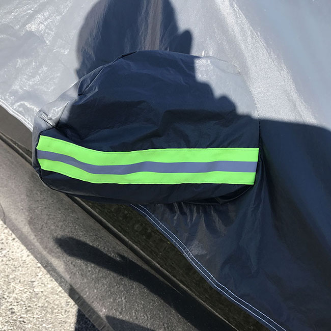 Ηλιοπροστασία - Καλύπτρα Εξωτερική Μπροστινών Παραθύρων Ενισχυμένη Feral 250x170cm Με Αντανακλαστική Ταινία Στους Καθρέπτες & Ιμάντες Πρόσδεσης 1 Τεμάχιο - Image 3