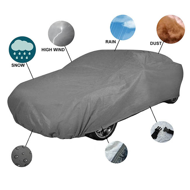 Κουκούλα Αυτοκινήτου Feral Premium Suv / Jeep XXL 571x203x160 1 Τεμάχιο - Image 5