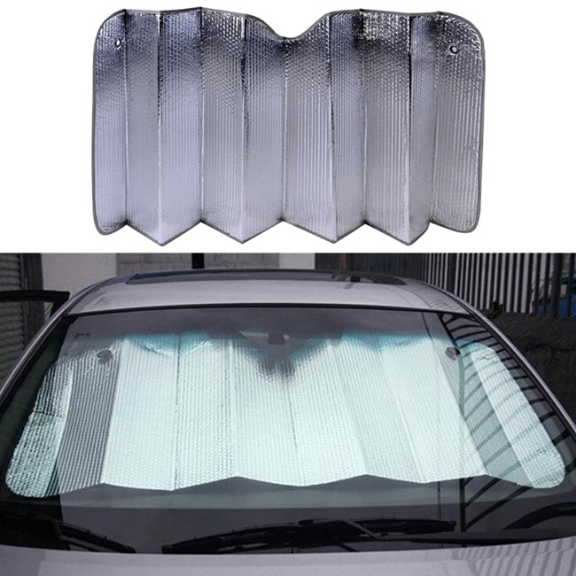 Ηλιοπροστασία Παρμπρίζ Αλουμινίου 140x70cm 1 Τεμάχιο - Image 3