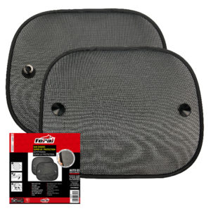 Ηλιοπροστασία Αυτοκινήτου Feral Για Τα Πλαϊνά Τζάμια Τετράγωνη Super UV 44x36cm 2 Τεμάχια