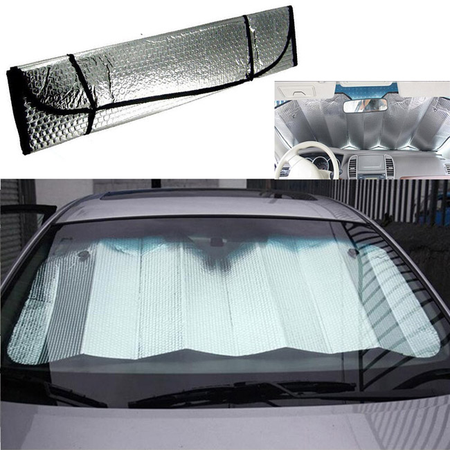 Ηλιοπροστασία Παρμπρίζ Αλουμινίου 150x80cm 1 Τεμάχιο - Image 3