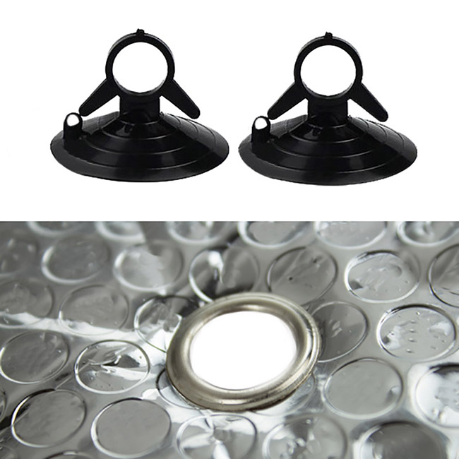 Ηλιοπροστασία Παρμπρίζ Αλουμινίου ''Black'' Feral Μαύρο Matte Large 145x70cm 1 Τεμάχιο - Image 6