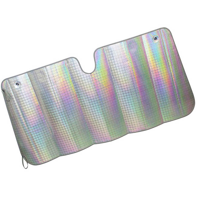 Ηλιοπροστασία Παρμπρίζ Αλουμινίου Laser Ιριδίζουσα Feral Medium Feral 145x60cm 1 Τεμάχιο - Image 6