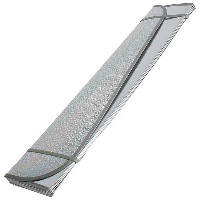 Ηλιοπροστασία Παρμπρίζ Αλουμινίου Laser Ιριδίζουσα Feral Large 145x70cm 1 Τεμάχιο - Image 9