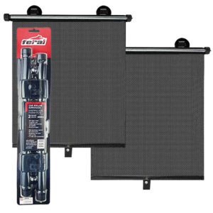 Ηλιοπροστασίες Αυτοκινήτου Feral Για Τα Πλαϊνά Τζάμια Ρολό 40x45cm 2 Τεμάχια