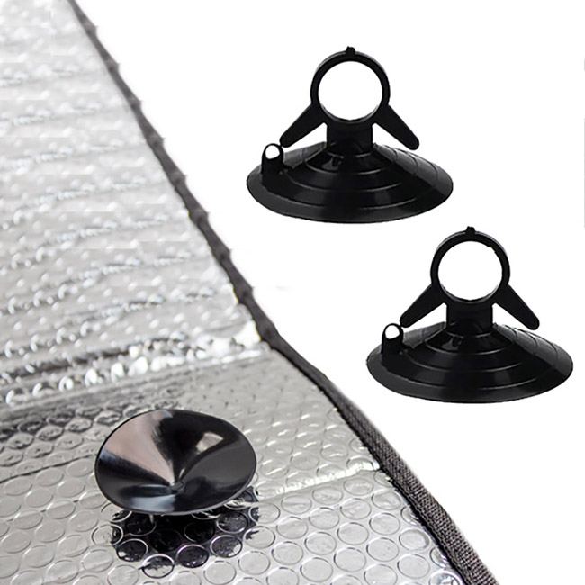 Ηλιοπροστασία Παρμπρίζ Αλουμινίου Μπλε Matte Large ΜΑΤΤBLU 145x70cm 1 Τεμάχιο - Image 3