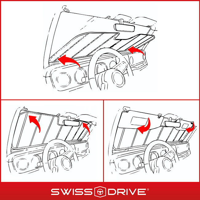 Ηλιοπροστασία Παρμπρίζ Αλουμινίου Μπλε Matte Large ΜΑΤΤBLU 145x70cm 1 Τεμάχιο - Image 10