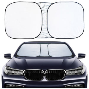 Ηλιοπροστασία Αυτοκινήτου Διπλή 145x68cm 1 Τεμάχιο