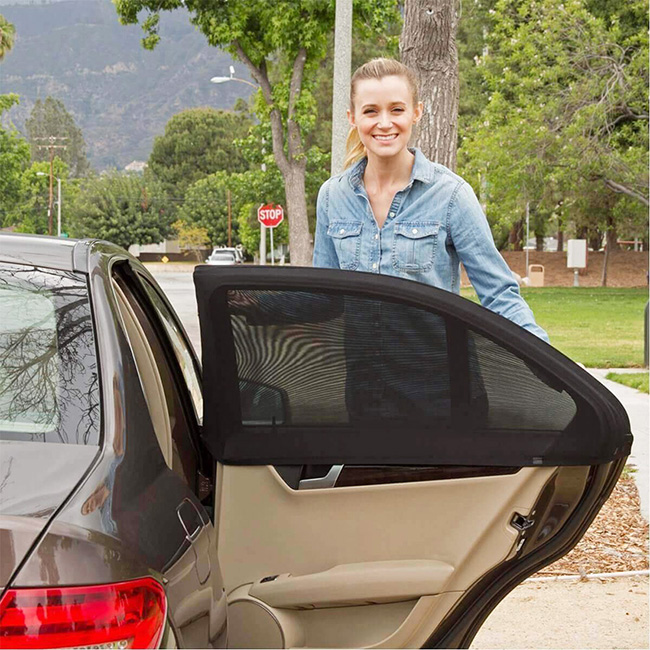 Ηλιοπροστασίες Αυτοκινήτου Feral Για Τα Πλαϊνά Τζάμια Ελαστική (Flexible) Sunshade 94x51cm 2 Τεμάχια - Image 4