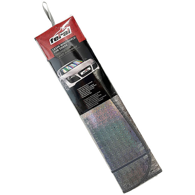 Ηλιοπροστασία Παρμπρίζ Αλουμινίου Laser Ιριδίζουσα Feral XX-Large 175x90cm 1 Τεμάχιο - Image 8