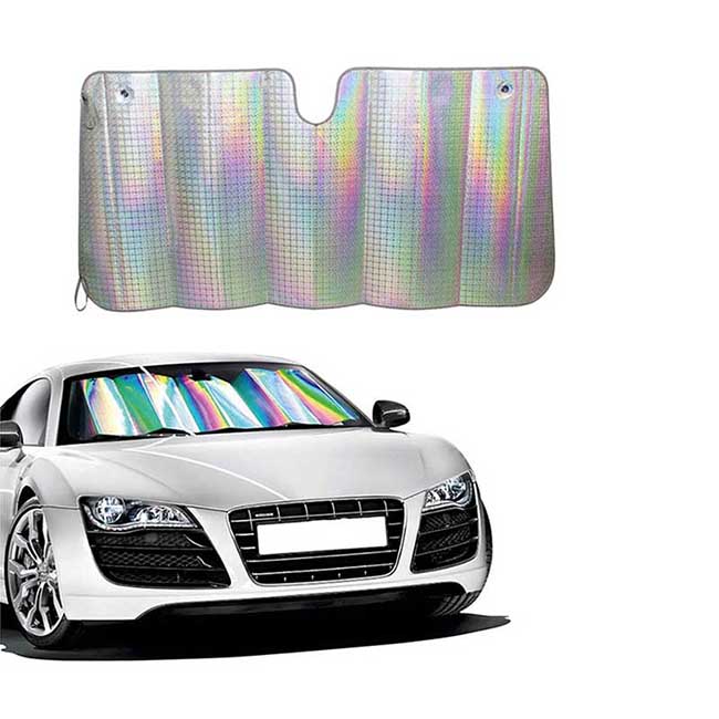 Ηλιοπροστασία Παρμπρίζ Αλουμινίου Laser Ιριδίζουσα Feral XX-Large 175x90cm 1 Τεμάχιο - Image 7