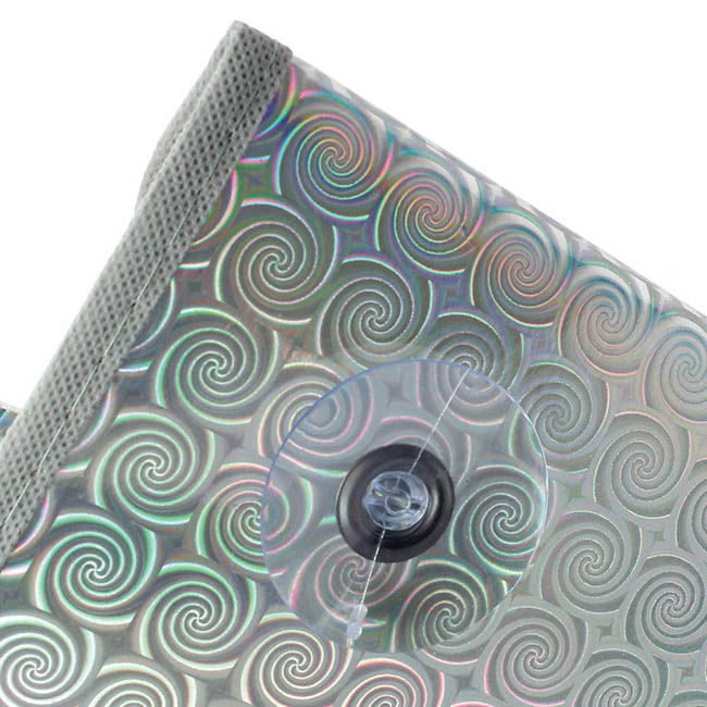 Ηλιοπροστασία Παρμπρίζ Αλουμινίου Laser Ιριδίζουσα Feral XX-Large 175x90cm 1 Τεμάχιο - Image 4