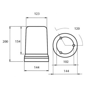 15106-2-faros-hlektrikos-xenon_HR Φάρος Ασφαλείας Αυτοκινήτου Βιδωτός Dasteri Strobo 445/DV 12V 1 Τεμάχιο