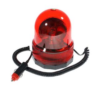 Φάρος Ασφαλείας Αυτοκινήτου Περιστρεφόμενος Μαγνητικός Κόκκινος 12×15.5cm 12V 1 Τεμάχιο