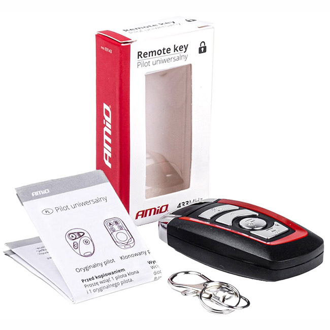 Universal Αντιγραφικό Τηλεχειριστήριο Γενικής Χρήσης Σταθερού Κωδικού Με 4 Κανάλια 433MHz Amio 03143 1 Τεμάχιο - Image 3